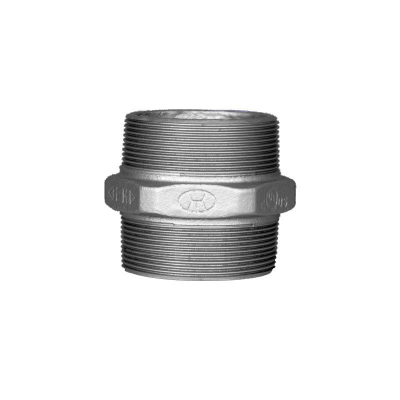 Niple Duplo Galvanizado Ductil